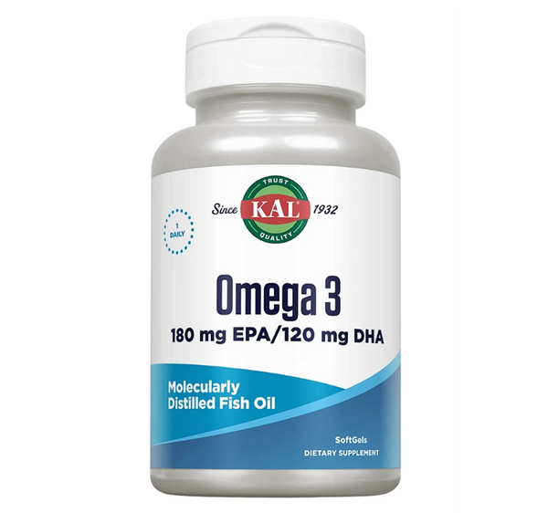 Kal Omega 3, 120 perli, dodatak prehrani