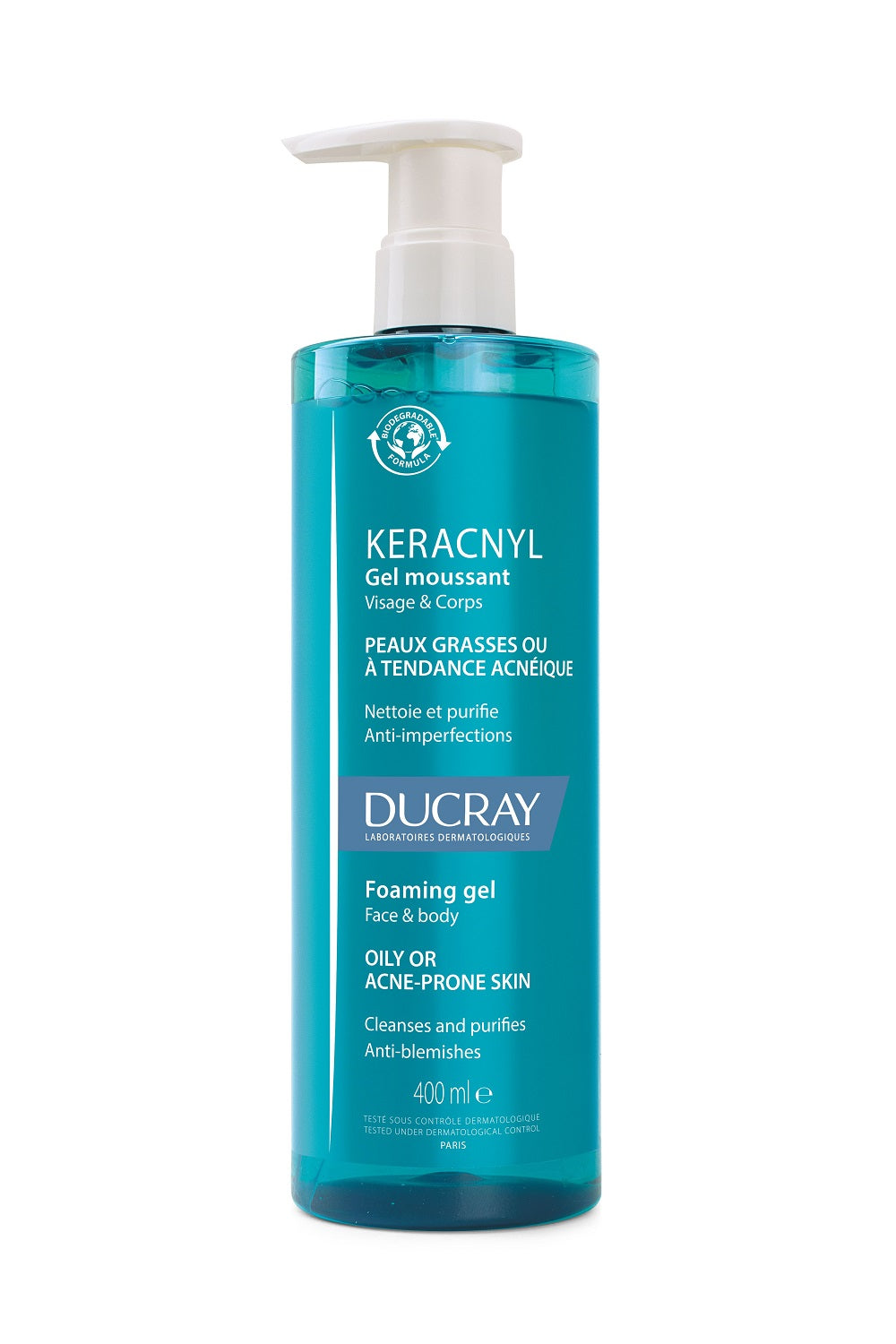 Ducray Keracnyl pjenušavi gel 400 ml