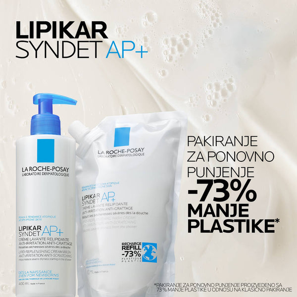 La Roche-Posay Lipikar Syndet AP+ 400 ml REFILL