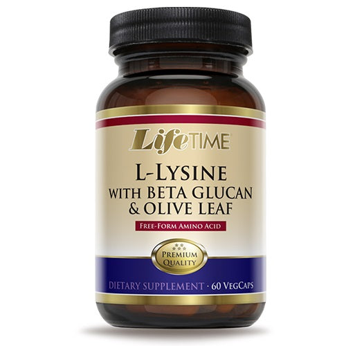 LIFETIME L-Lizin sa beta glukanom i listom masline 60 kapsula