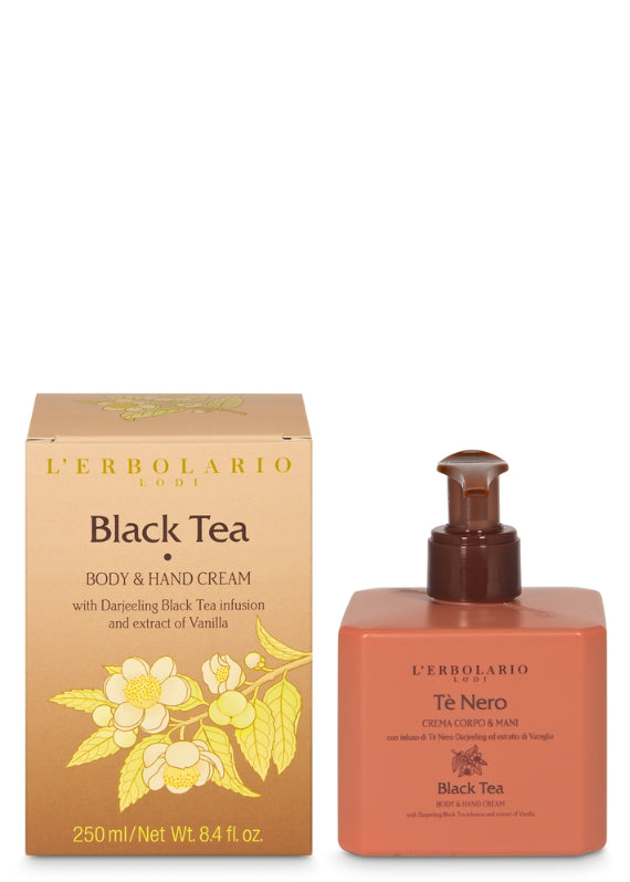 L'Erbolario Te Nero krema za tijelo i ruke 250 ml