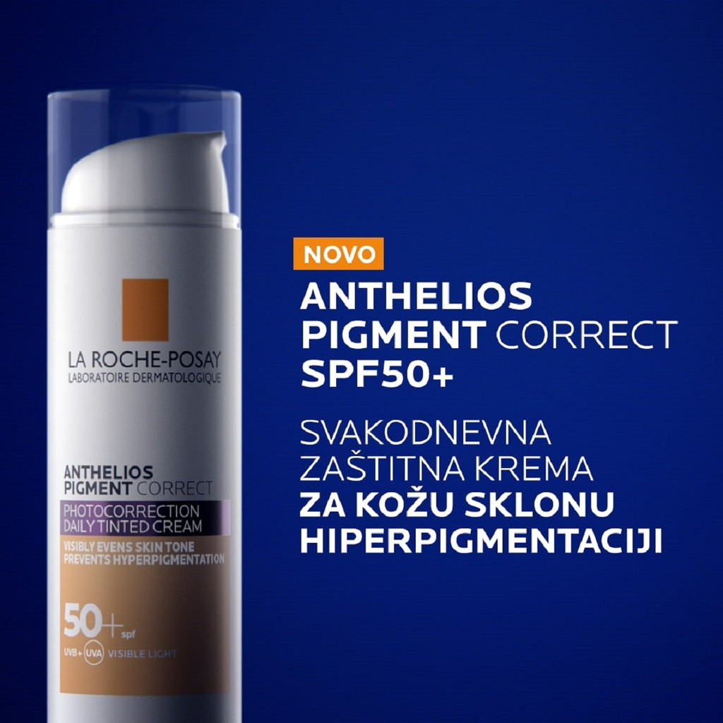 La Roche-Posay Anthelios pigment correct srednje tamna nijansa SPF50+ 50 ml