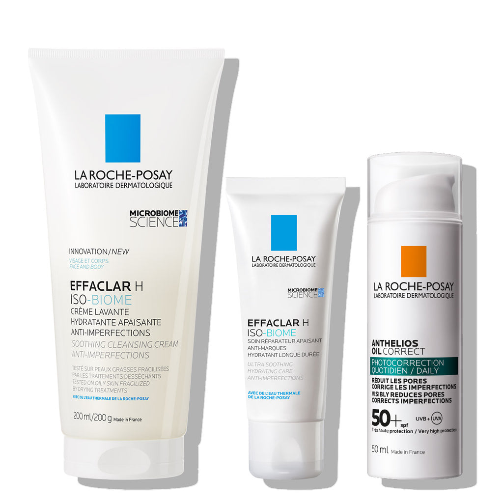 La Roche-Posay EFFACLAR Umirujući protokol za kožu s nepravilnostima isušenu tretmanima (higijena, njega, zaštita od sunca)