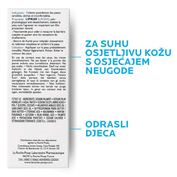 La Roche-Posay Lipikar Surgras 150 g