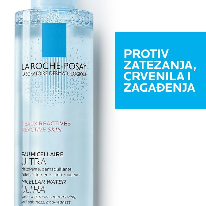 La Roche-Posay Micelarna voda ULTRA - reaktivna koža 200 ml