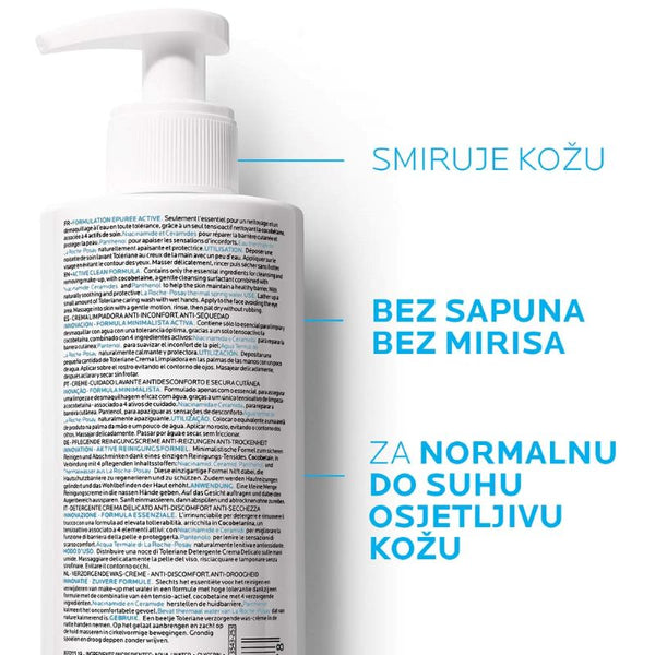 La Roche-Posay Toleriane njegujući gel za pranje lica 400 ml