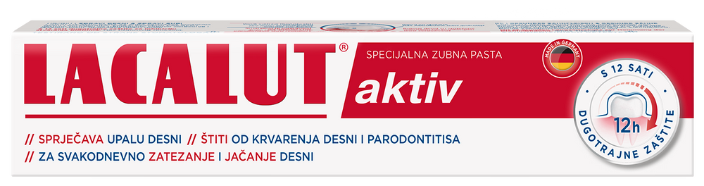 Lacalut Zubna pasta Aktiv, 75 ml