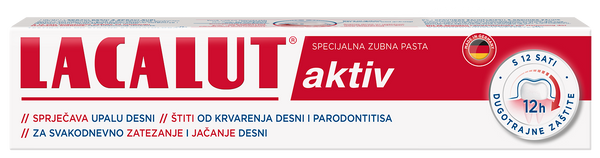 Lacalut Zubna pasta Aktiv, 75 ml