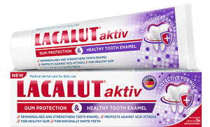Lacalut aktiv gum protection & healthy tooth enamel zubna pasta 75 ml