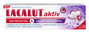 Lacalut aktiv gum protection & healthy tooth enamel zubna pasta 75 ml