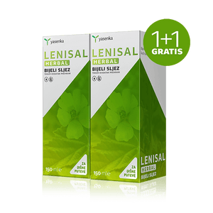Yasenka Lenisal Herbal Bijeli sljez 150 ml 1+1 GRATIS