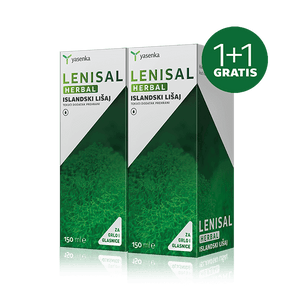 Yasenka Lenisal Herbal Islandski lišaj 150 ml 1+1 GRATIS