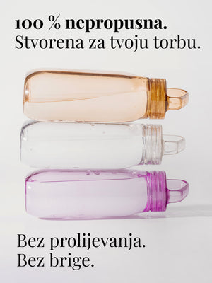 Equa Flat plastična boca Amber 500 ml