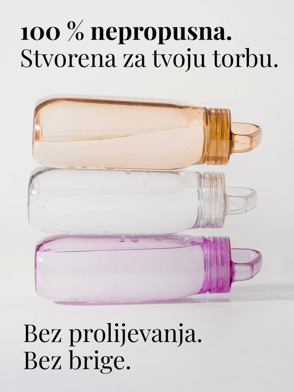Equa Flat plastična boca Amber 500 ml