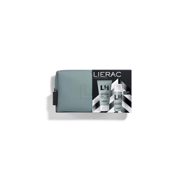 Lierac set 2025 Men after shave gel + pjena za brijanje
