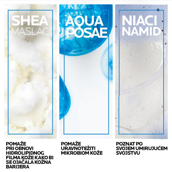 La Roche-Posay LIPIKAR Protokol za suhu kožu sklonu atopiji (higijena i njega)