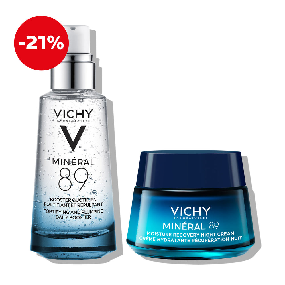 Vichy MINERAL 89 Obnavljajući noćni protokol za dubinsku hidrataciju, primjereno za sve tipove kože
