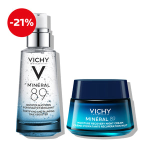 Vichy MINERAL 89 Obnavljajući noćni protokol za dubinsku hidrataciju, primjereno za sve tipove kože