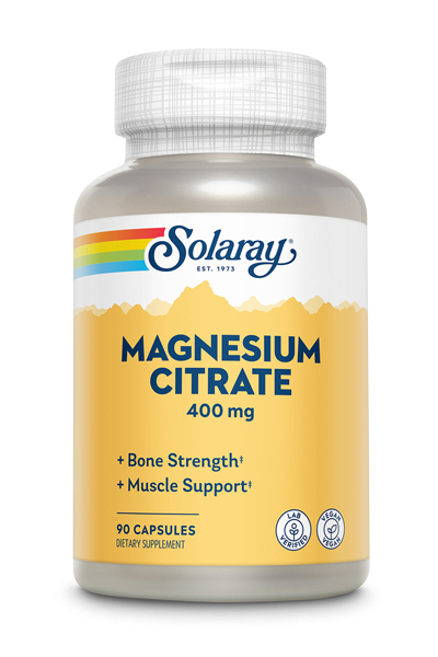 Solaray Magnesium Citrate, 90 kapsula