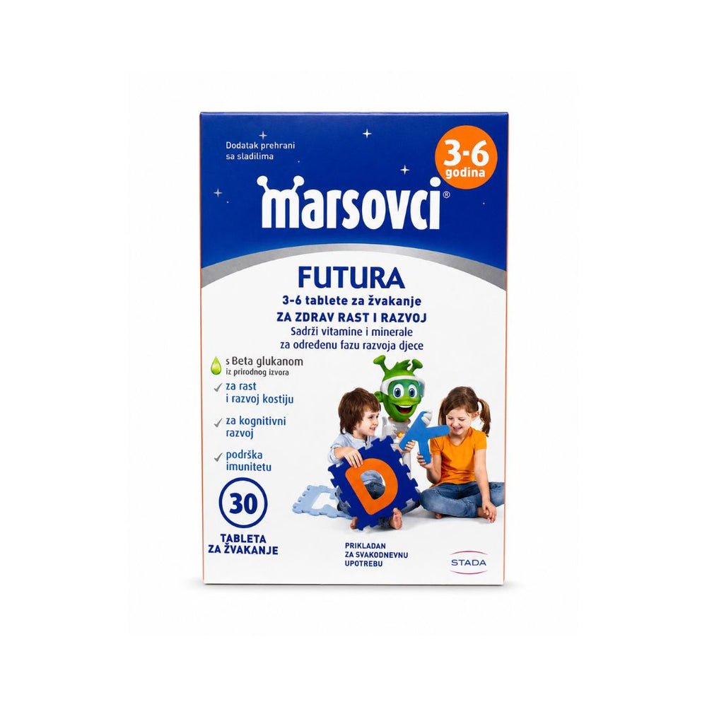 Marsovci Futura 3-6 30 tableta, dodatak prehrani