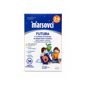 Marsovci Futura 3-6 30 tableta, dodatak prehrani