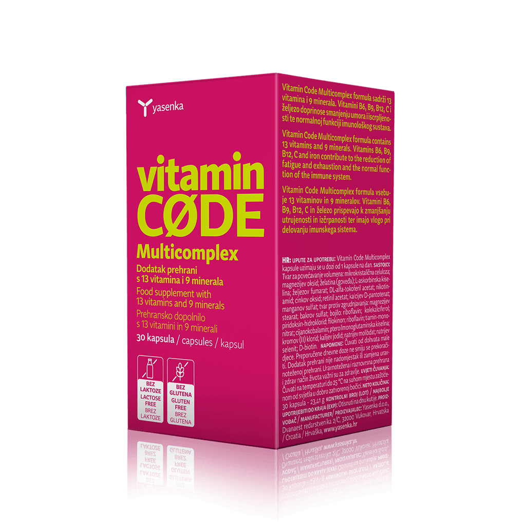 Yasenka Vitamin CODE Multicomplex 30 kapsula