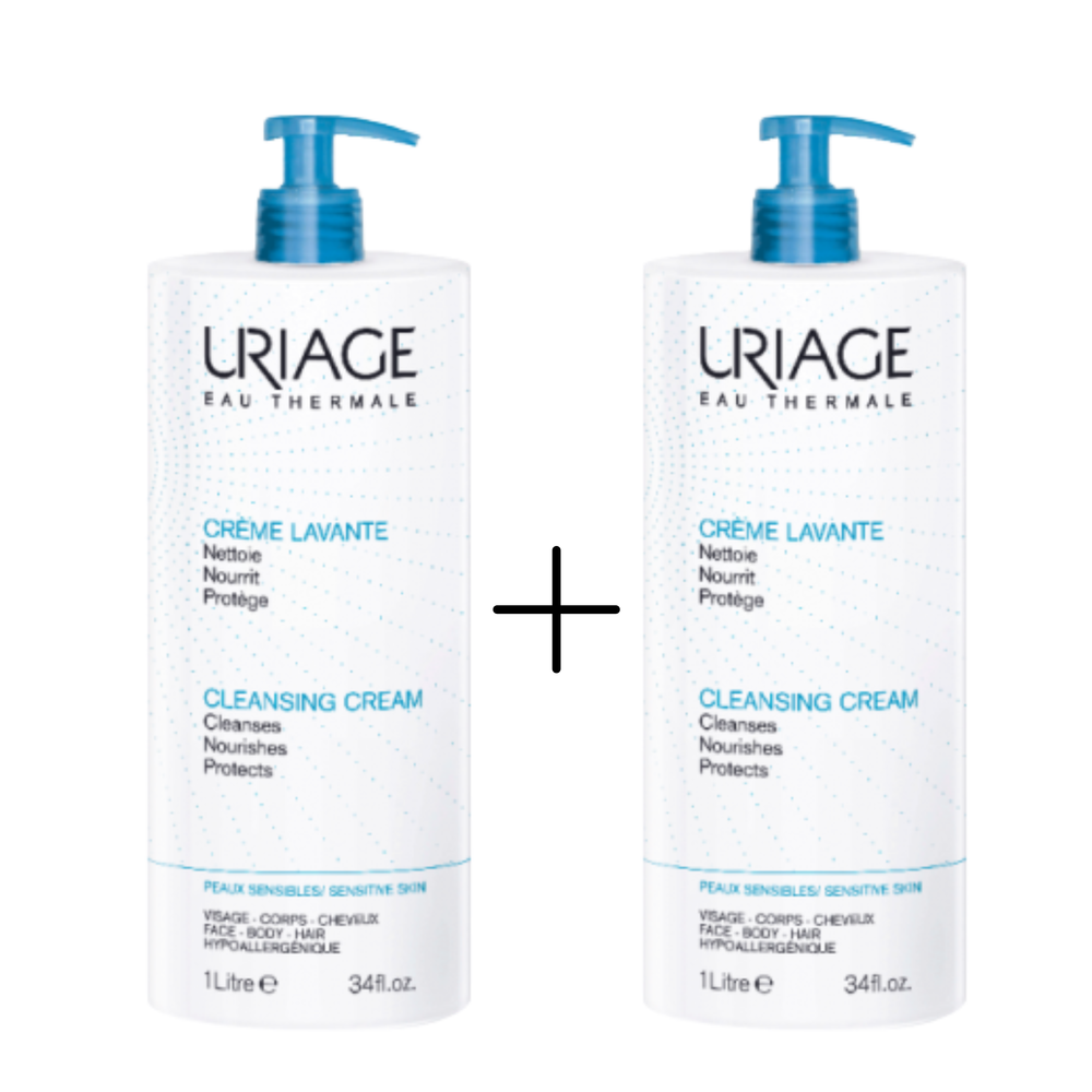 Uriage Creme Lavante pjenušava emulzija za pranje 1000 ml 1+1 GRATIS