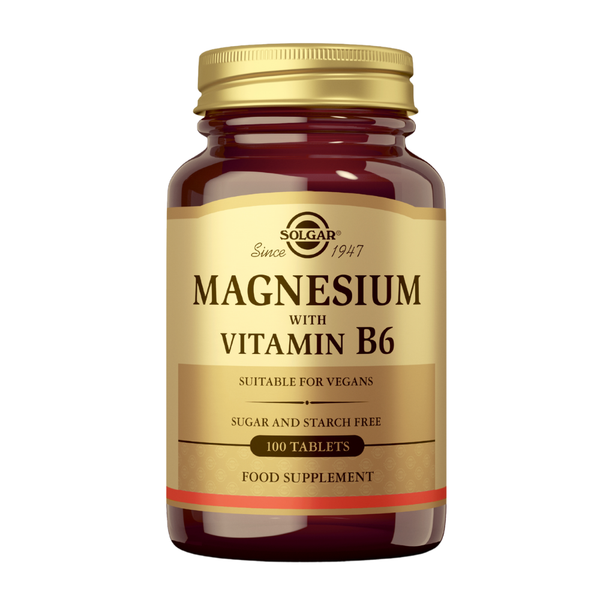 Solgar Magnezij + Vitamin B6 100 tableta, dodatak prehrani