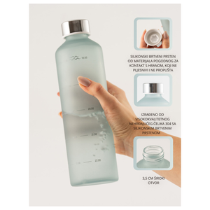 EQUA Water O´clock staklena boca 750 ml