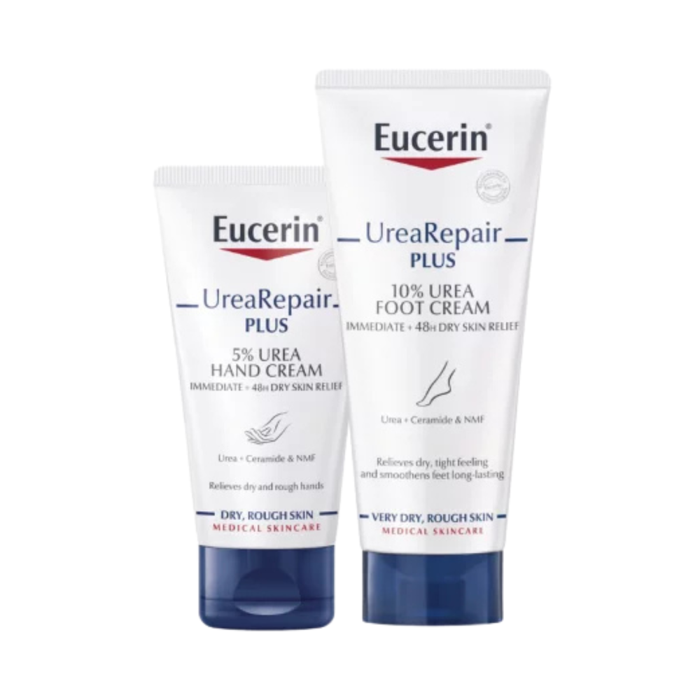 Eucerin Urea Repair Plus krema za njegu stopala sa 10% ureje + krema za ruke PROMO