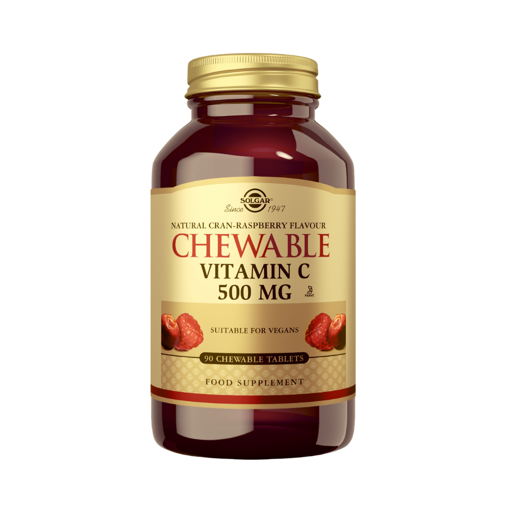 Solgar Vitamin C 500 za žvakanje 90 tableta (Brusnica/Malina), dodatak prehrani