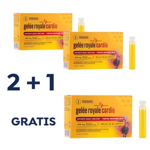 Medex Gelée royale cardio ampule 10 x 9 ml, 2+1 GRATIS dodatak prehrani