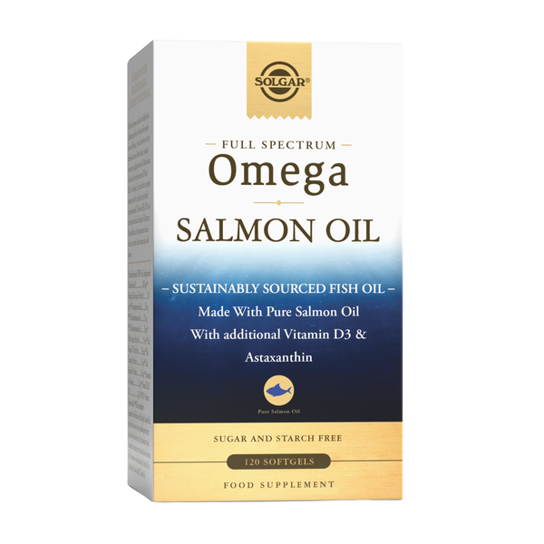 Solgar Full Spectrum Omega Salmon Oil 120 kapsula, dodatak prehrani