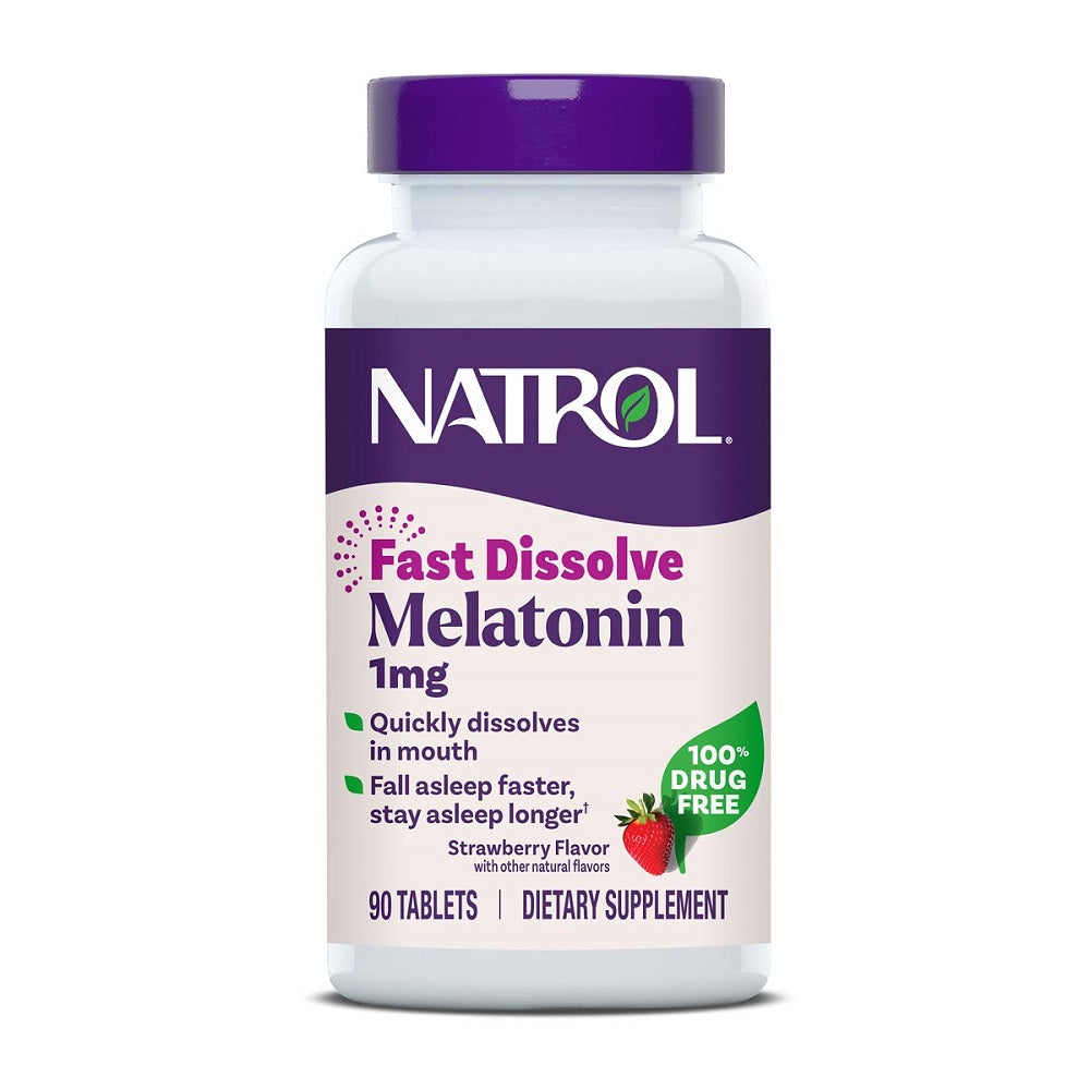 Natrol Melatonin 1 mg Fast dissolve 90 tableta za žvakanje, dodatak prehrani