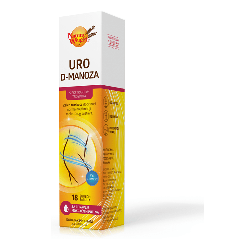 Natural Wealth Uro D-manoza 18 šumećih tableta