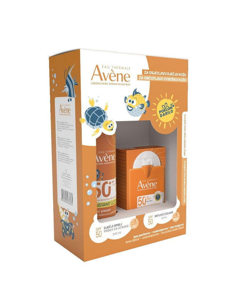 Avene dječji sprej za zaštitu od sunca SPF50+ 200 ml + GRATIS
