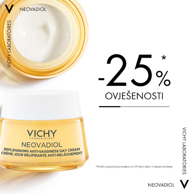 Vichy NEOVADIOL Protokol za čvrstoću kože u postmenopauzi (dnevna, noćna, okoloočna njega)