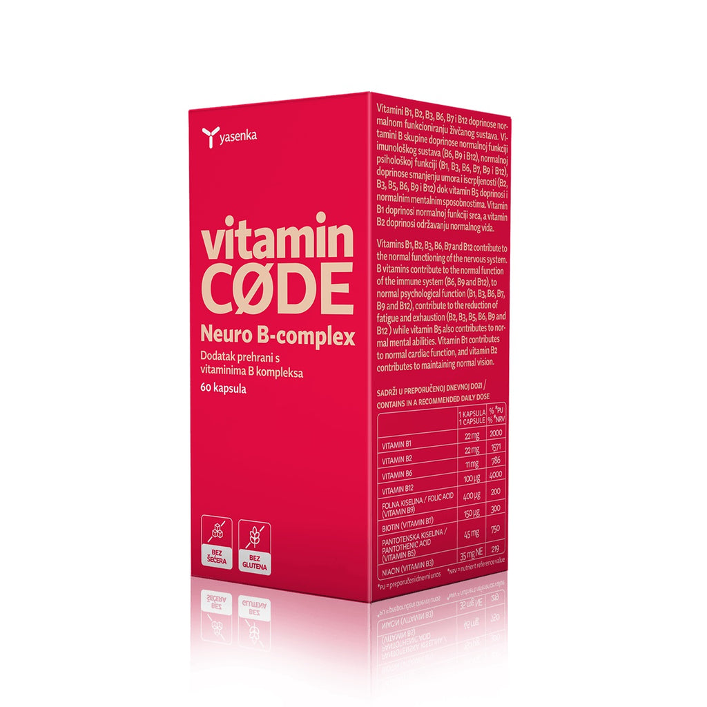 Yasenka Vitamin CODE Neuro B-Complex 60 kapsula