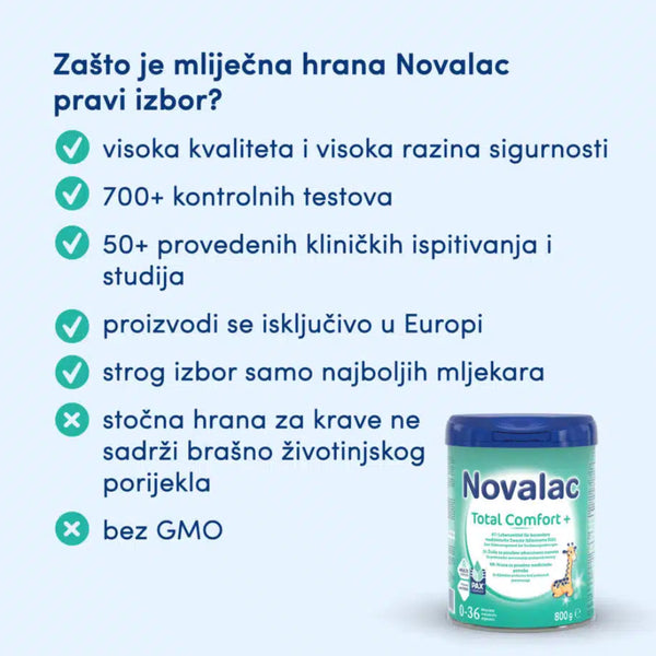 Novalac Total Comfort+ 800 g, dodatak prehrani