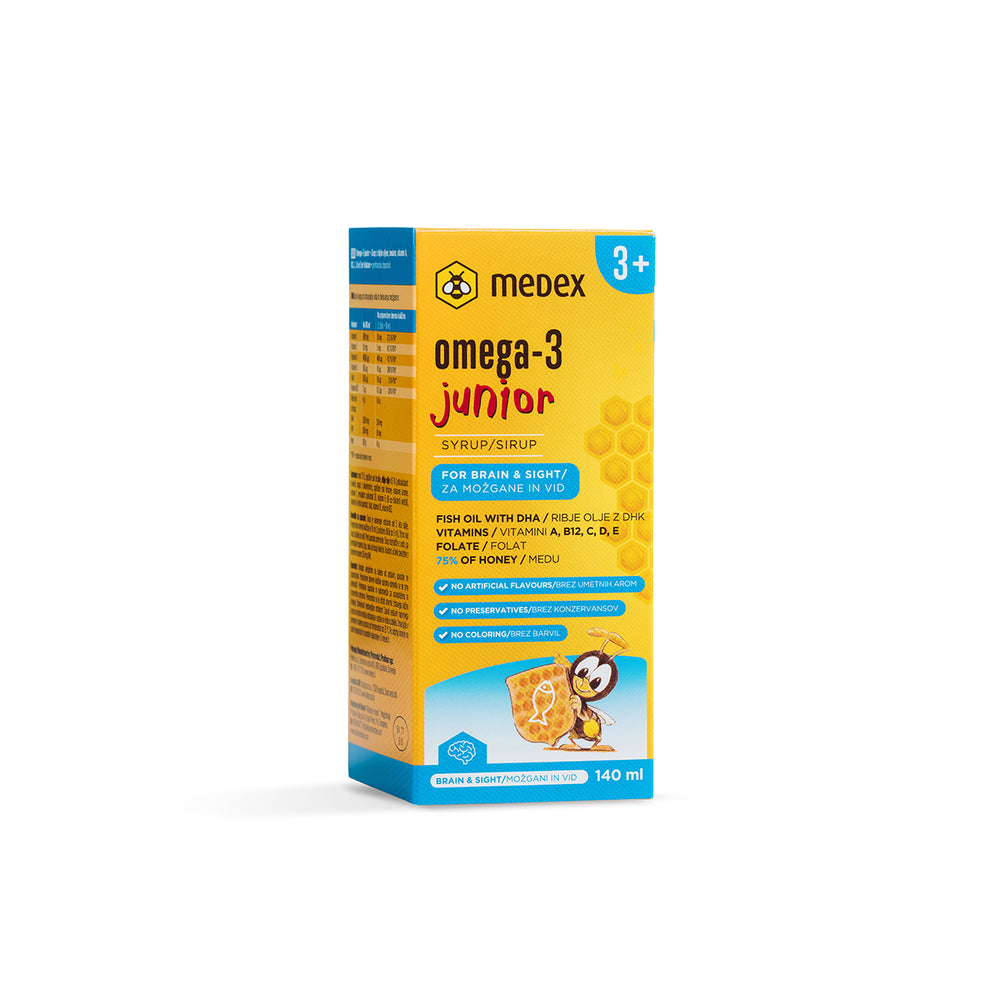 Medex Omega-3 junior sirup 140 ml
