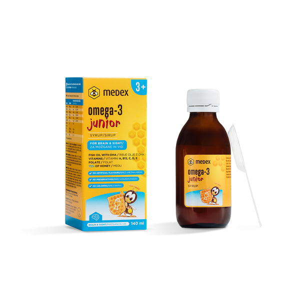 Medex Omega-3 junior sirup 140 ml