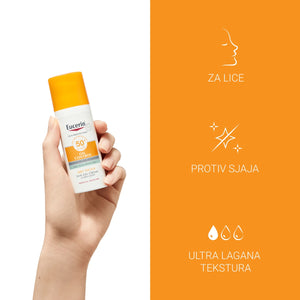 Eucerin Oil Control Dry Touch gel-krema SPF50+ 50 ml