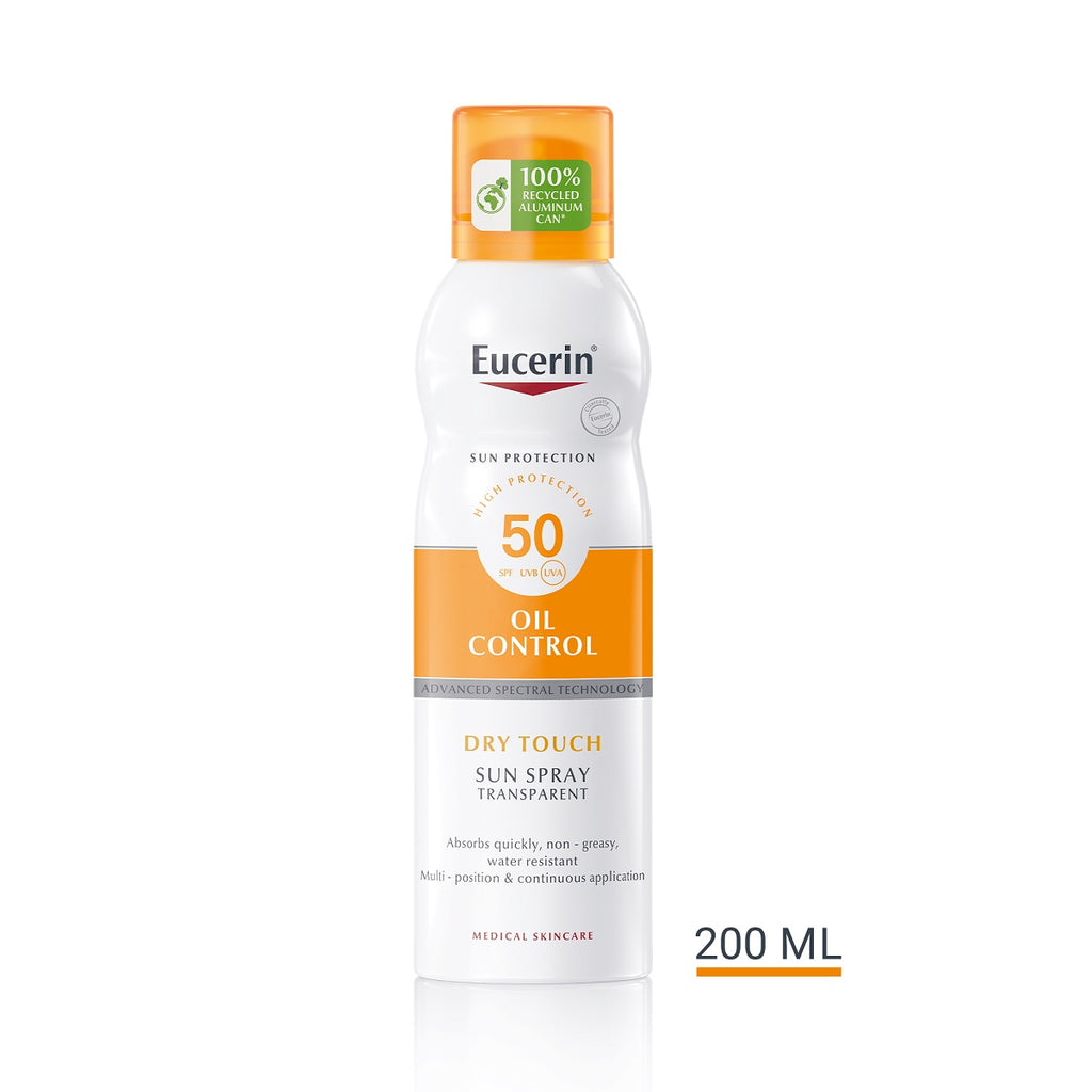 Eucerin Oil Control Dry Touch sprej SPF50 200 ml