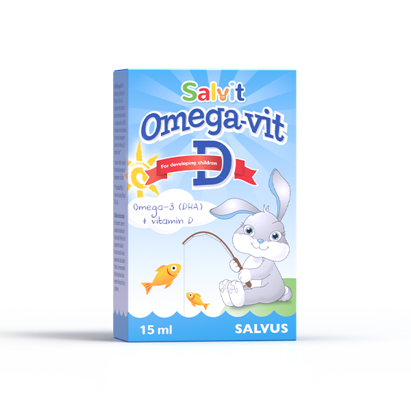 Salvit Omega-vit D kapi 15 ml