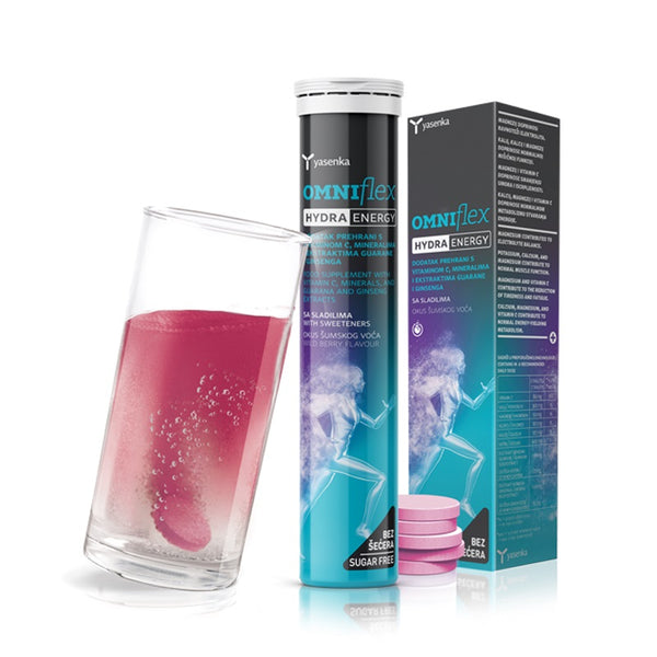 Yasenka OMNIflex Hydra Energy 20 šumećih tableta