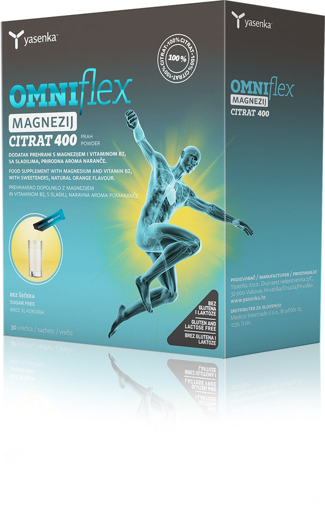 Yasenka Omniflex Magnezij CITRAT 400 30 vrećica