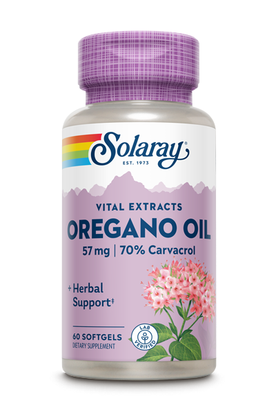 Solaray Oregano Oil 70% Carvacrol Extract 60 perli