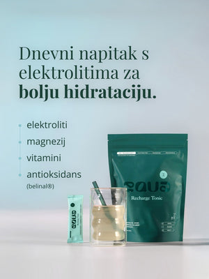 EQUA RECHARGE Tonic okus limeta i menta 20 vrećica, dodatak prehrani