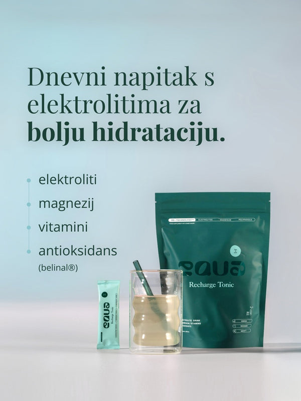 EQUA RECHARGE Tonic okus limeta i menta 20 vrećica, dodatak prehrani