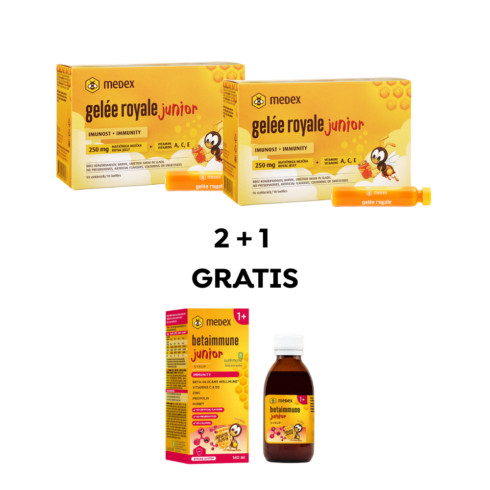 Medex Gelée royale junior ampule 10 x 9 ml, dodatak prehrani